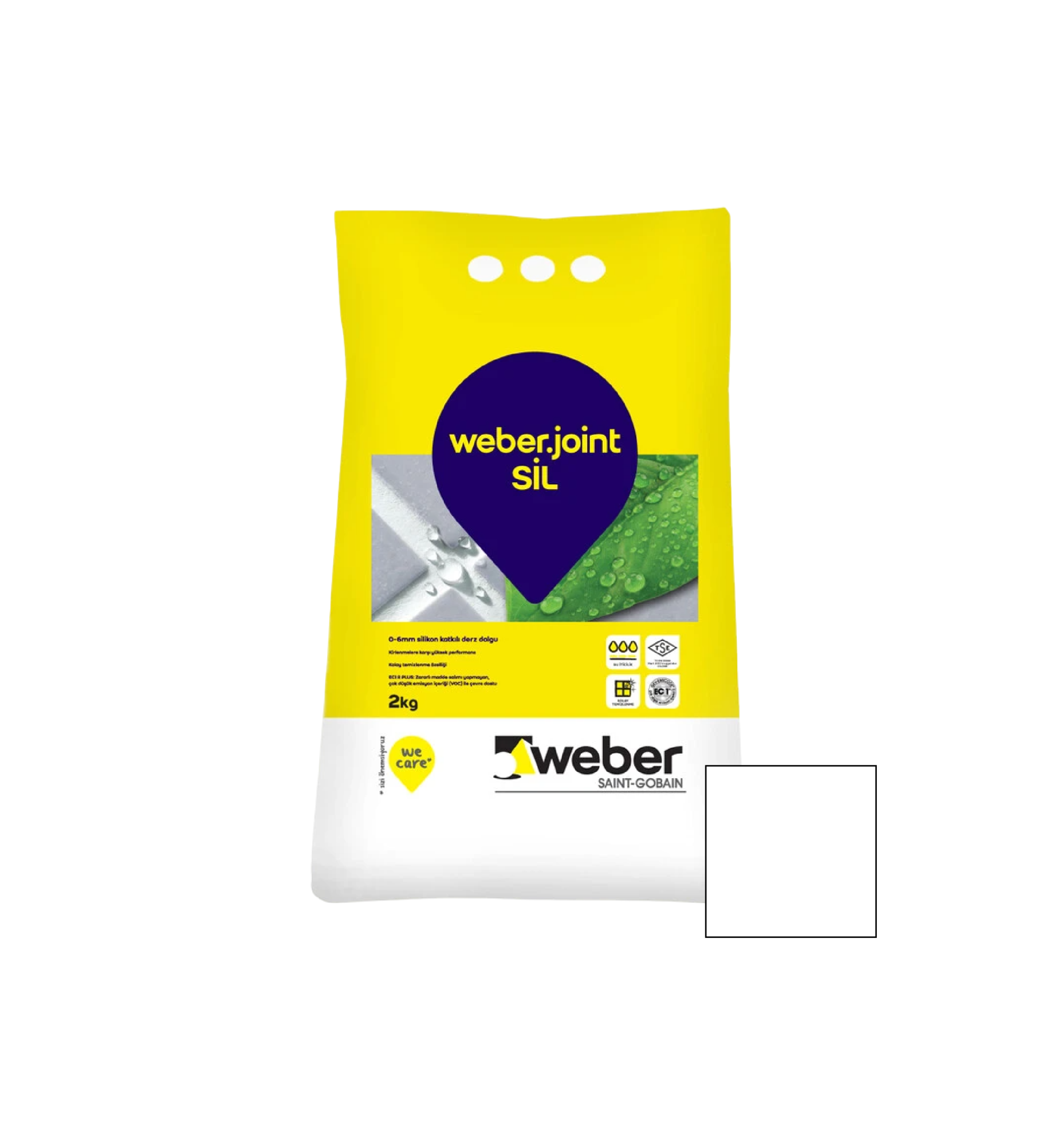 Weber Joint SIL 400-BEYAZ 2 KG ფუგა, თეთრი — ფუგა